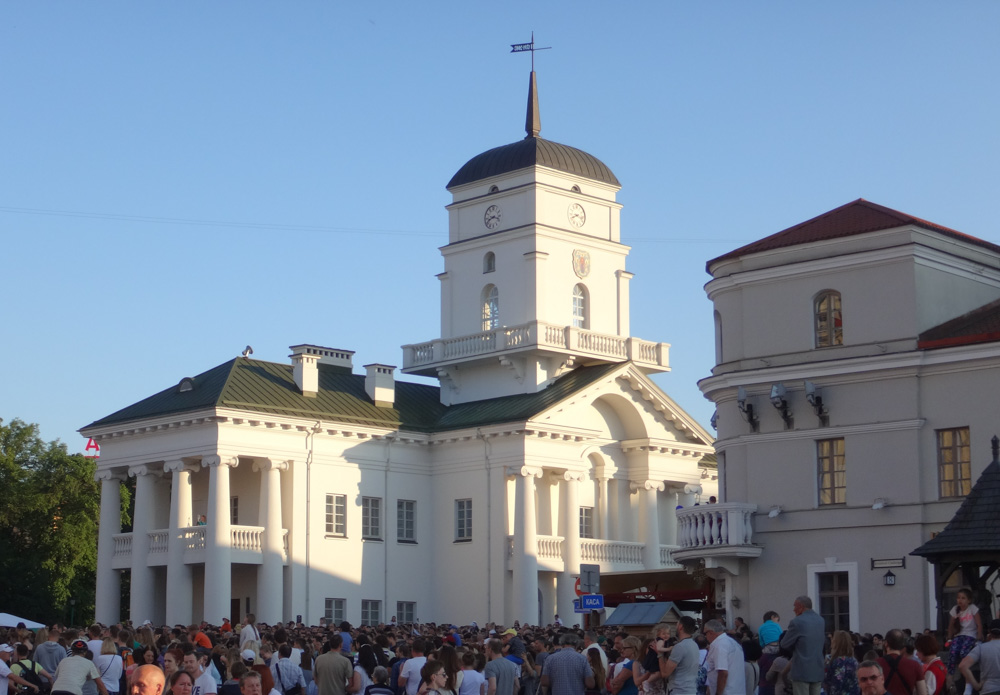 Unser Wochenende in Minsk - Altstädter Rathaus von Minsk